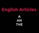 english articles, the, definite, indefinite